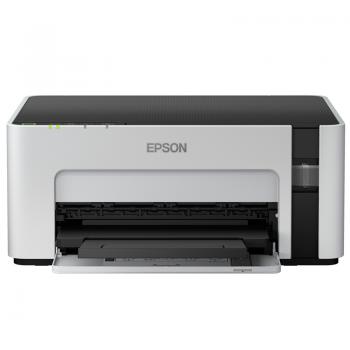 愛(ài)普生（EPSON）M1108/M1128墨倉(cāng)式黑白打印機(jī)A4小型連供家用辦公 家庭作業(yè) 企業(yè)辦公 M1108標(biāo)配 黑白噴墨打印機(jī)